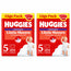 Huggies Little Movers Größe 5 (12-17 kg) Disney Baby Windelslips, 104 Stück, Packung 2