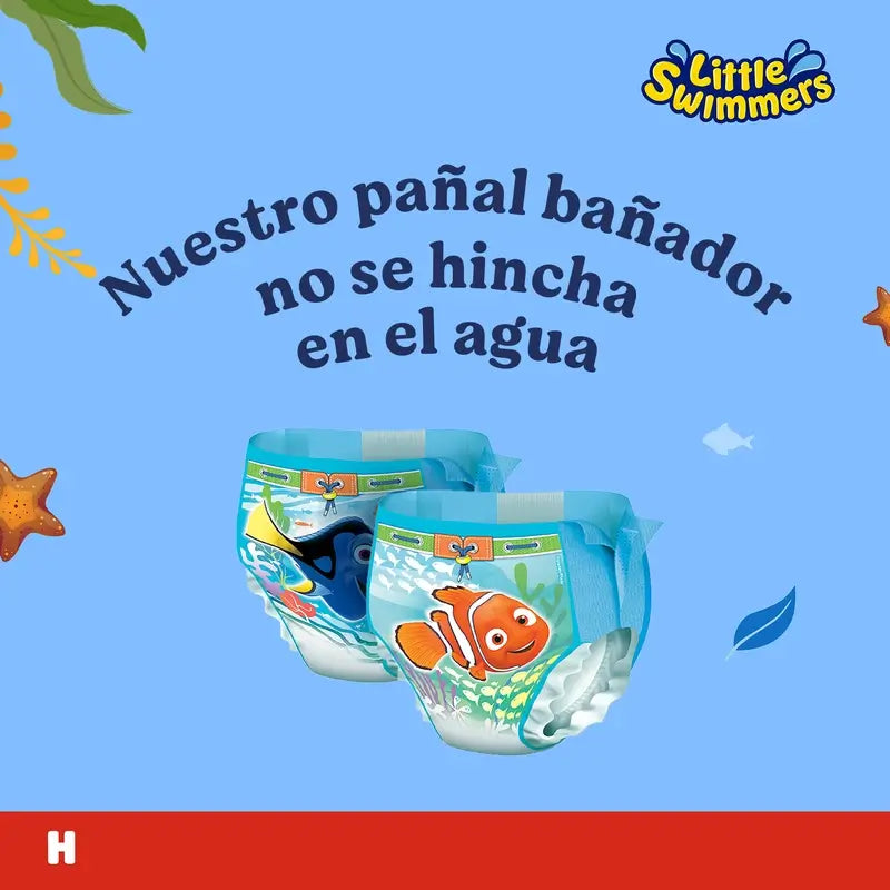 Huggies Little Swimmers Größe 3-4 (7–15 kg), Schwimmwindeln, 20 Stück