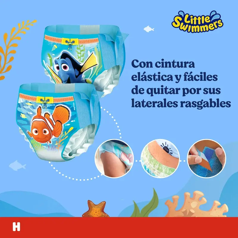 Huggies Little Swimmers Größe 3-4 (7–15 kg), Schwimmwindeln, 20 Stück