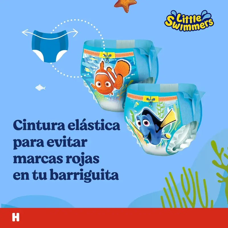 Huggies Little Swimmers Größe 3-4 (7–15 kg), Schwimmwindeln, 20 Stück