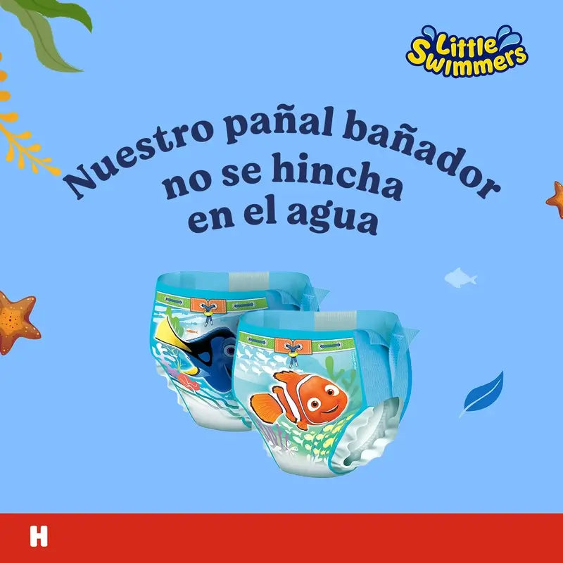 Huggies Little Swimmers Größe 5-6 (12–18 kg), Schwimmwindeln, 11 Stück