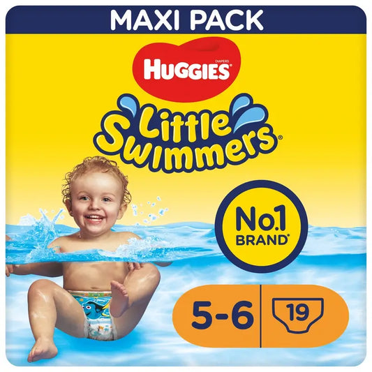 Huggies Little Swimmers Größe 5-6 Schwimmwindeln, 19 Stück.