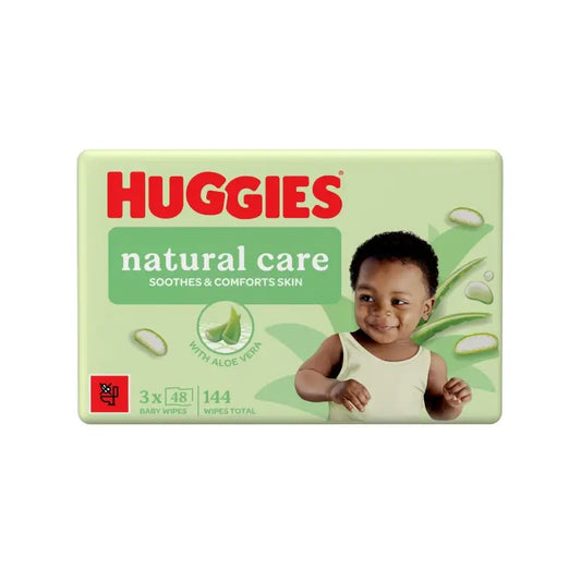 Huggies Natural Care Feuchttücher, 144 Stück