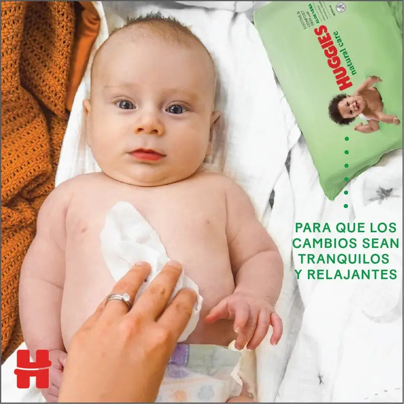 Huggies Natural Care Feuchttücher, 168 Stück.
