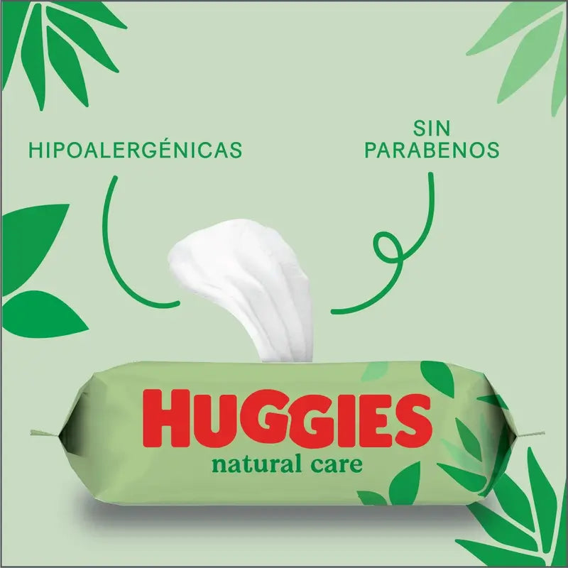 Huggies Natural Care Feuchttücher, 168 Stück.