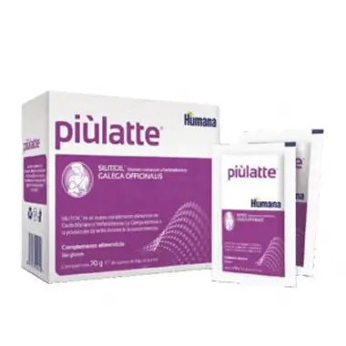 Humana Piulatte Lactation Food Supplement 14 sachets x 5 grams