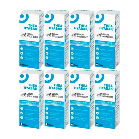 Hyabak Augentropfen Lösung, Packung 8 x 10 ml