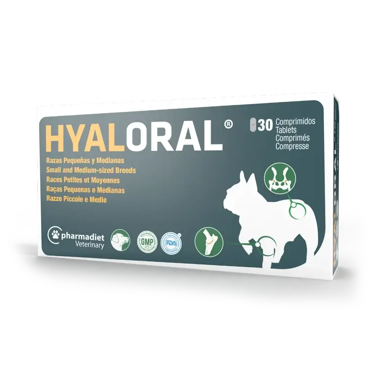 Hyaloral für Hunde kleiner und mittlerer Rassen, 30 Tabletten