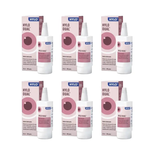 Hylo Dual Augentropfen 10 ml, 6er-Pack