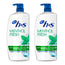 H&S Menthol Shampoo, Packung 2 x 1000 ml