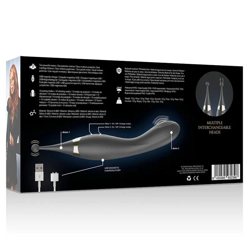 Ibiza Technologie austauschbare Klitoris Stimulator und Pulsation G-Punkt Vibrator