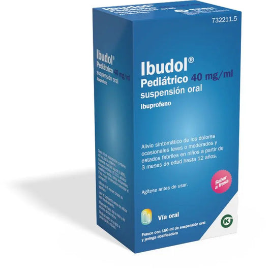 Ibudol Paediatric 40 Mg/Ml, Suspension zum Einnehmen 1 Flasche 150 ml + Spritze zum Einnehmen
