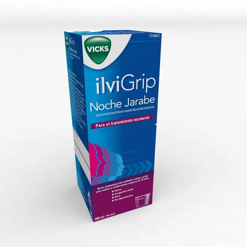 Ilvigrip Nacht Sirup, 180 ml