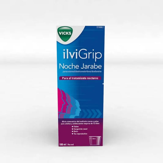 Ilvigrip Nacht Sirup, 180 ml