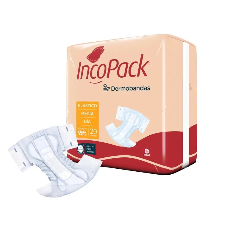 Incopack Elastic Absorbent Pad Medium Size Day , 80 Stück