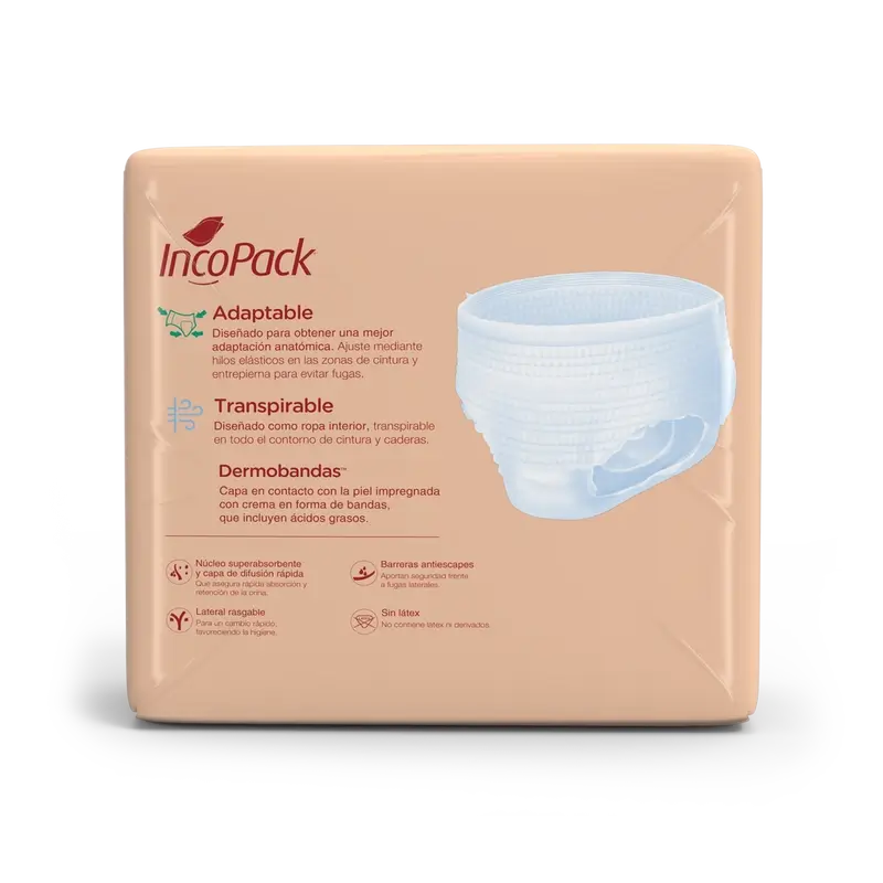 Incopack Pant Pant Absorbent Day Kleine Größe, 80 Stück.