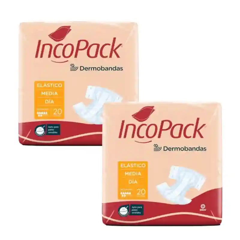 Incopack Absorbent Stretch Absorbent Medium Day Size, Pack 2, 160 Stück.