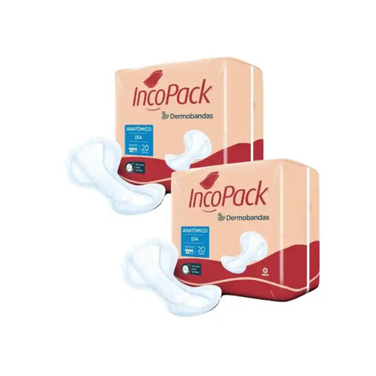 Incopack Anatomischer Tag, Packung 2, 160 Stück.