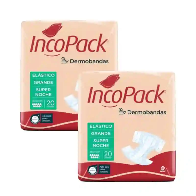 Incopack Anatomisches Gummiband Super Night Elastic Large Size , Packung 3, 240 Stück