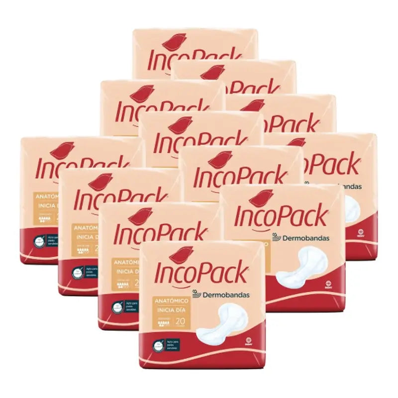 Incopack Inicia Anatomischer Tag, Packung 3, 240 Stück