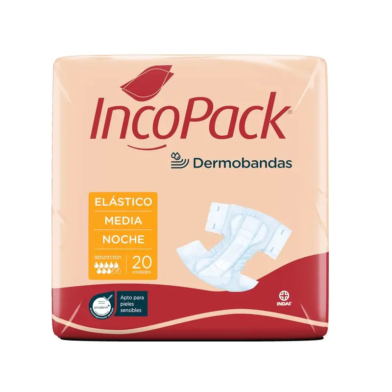 Incopack Anatomische Elastische Nacht Medium Größe , 80 Stück