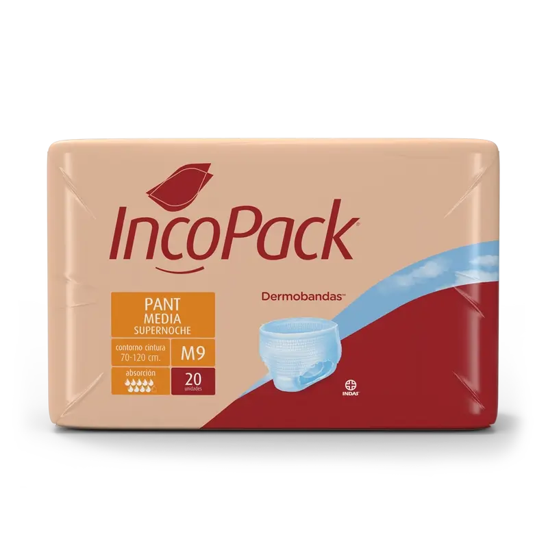 Incopack Anatomisches Gummiband Super Night Elastic Medium Size, 80 Stück.