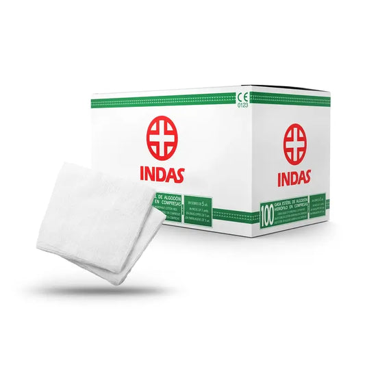 Indas Steriler Verbandmull 400 Cm2 , 100 Verbände