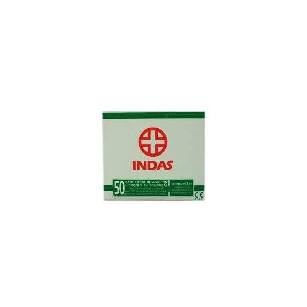 Indas Compresas Sterile Gauze Pads Box 50 units