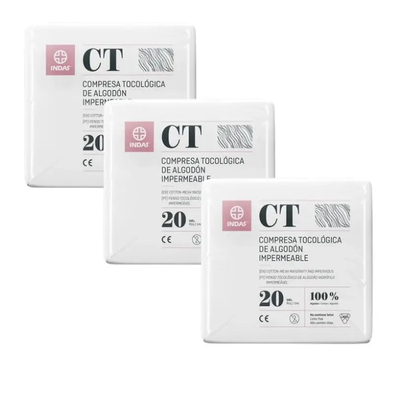 Maternity Cotton Maternity Pad, 3 x 20 Einheiten