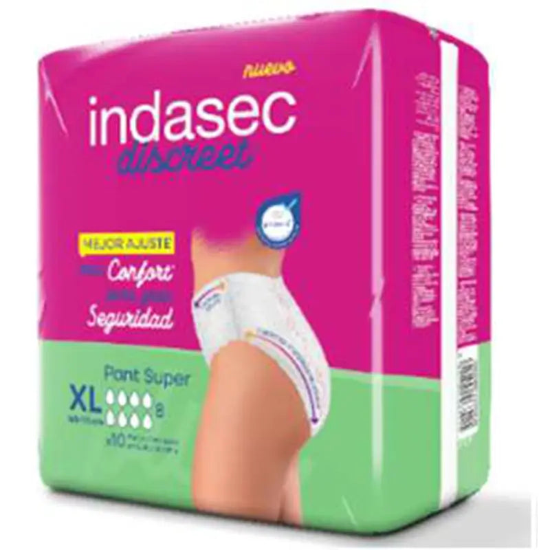 Indasec Diskrete Hose Plus Xl, 12 Stück