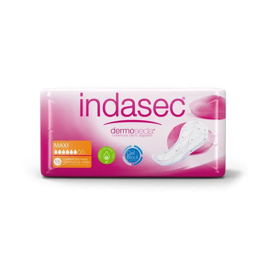 Indasec Dermoseda Maxi Inkontinenzeinlage , 15 Stück
