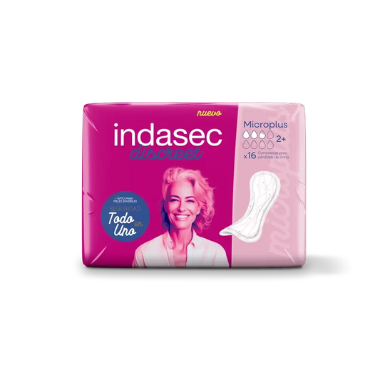 Indasec Discreet Inkontinenzeinlage Micro Plus , 16 Stück