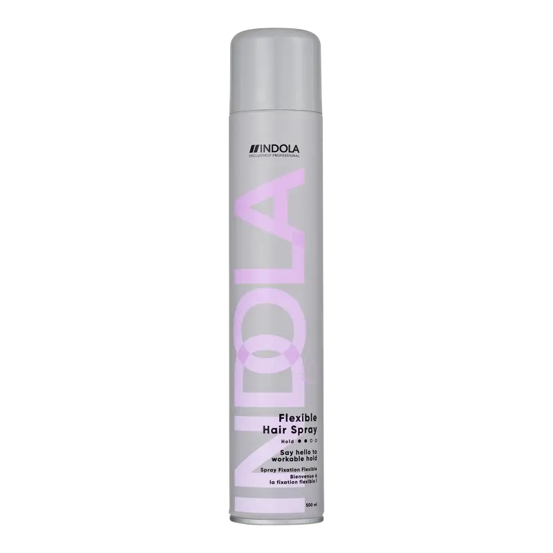 Indola Professional Haarspray mit flexiblem Halt, 500 ml