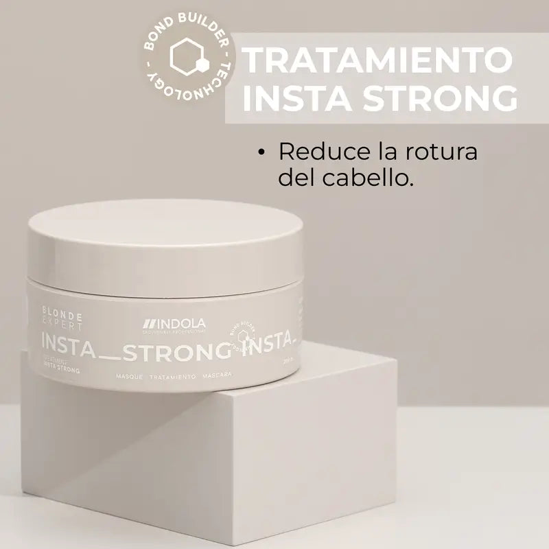 Indola Instastrong Alle Arten von Blondinen Professionelle Maske, 200 Ml