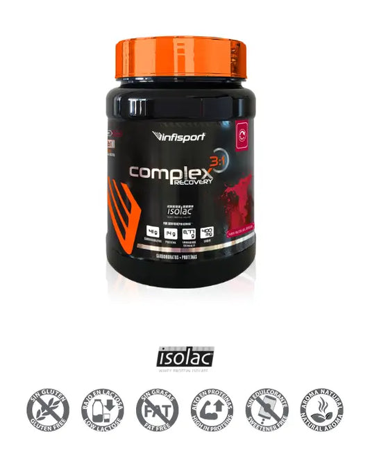 Infisport Complex Recovery 3:1 Waldbeere Nahrungsergänzungsmittel Pulver Topf , 660 Gramm