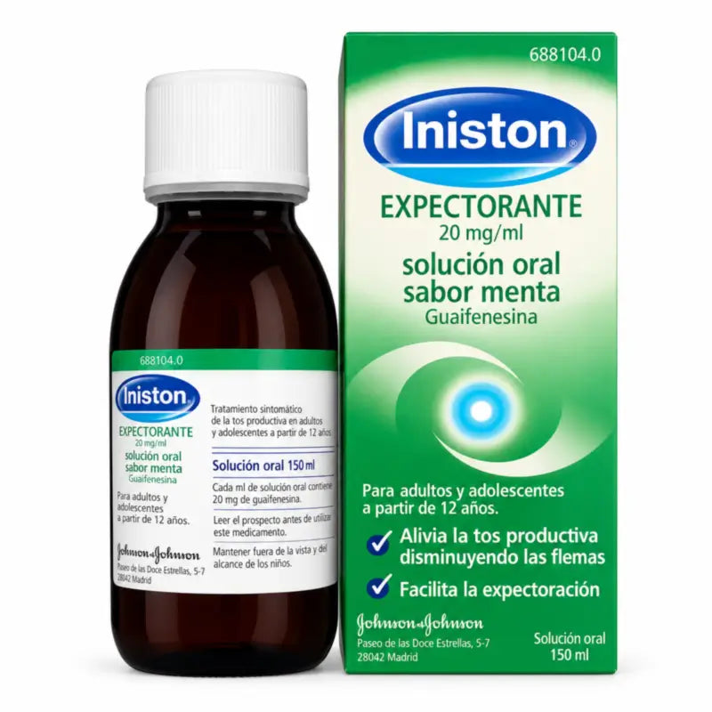 Iniston Expectorant Oral Solution Pfefferminz 150 ml
