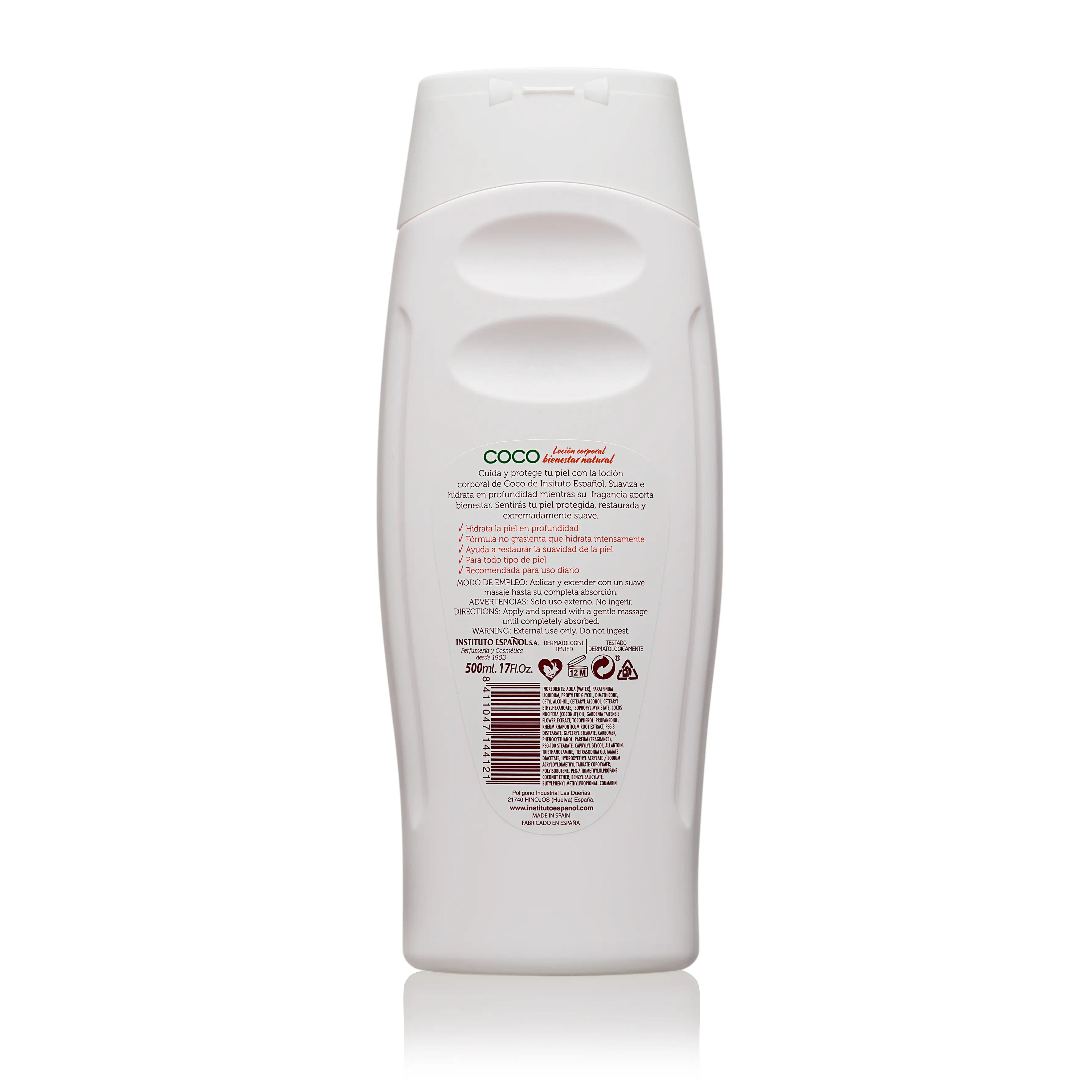 Instituto Español Kokosnuss Lotion - 500 Ml.