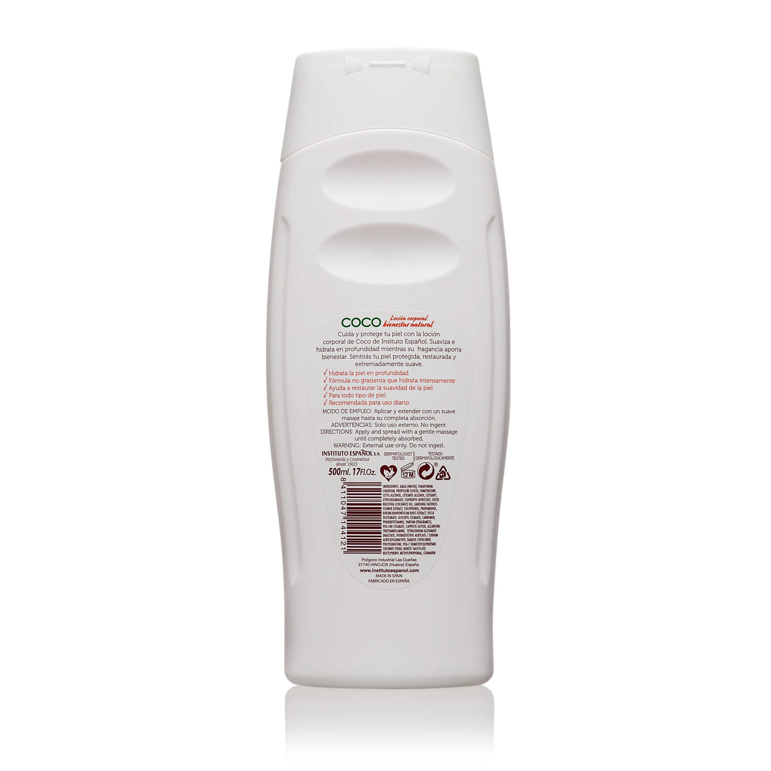 Instituto Español Kokosnuss Lotion - 500 Ml.