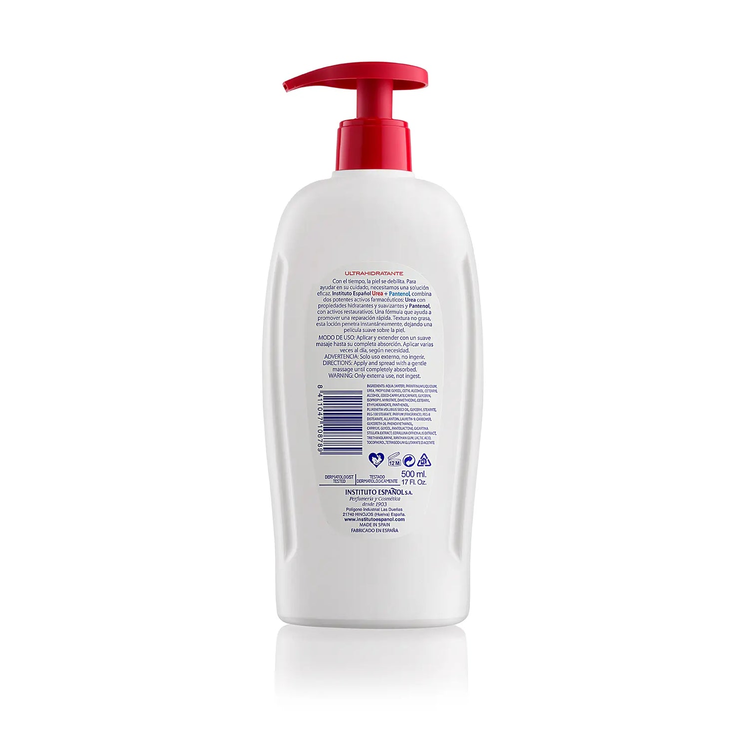 Instituto Español Urea + Panthenol Lotion - 500 ml