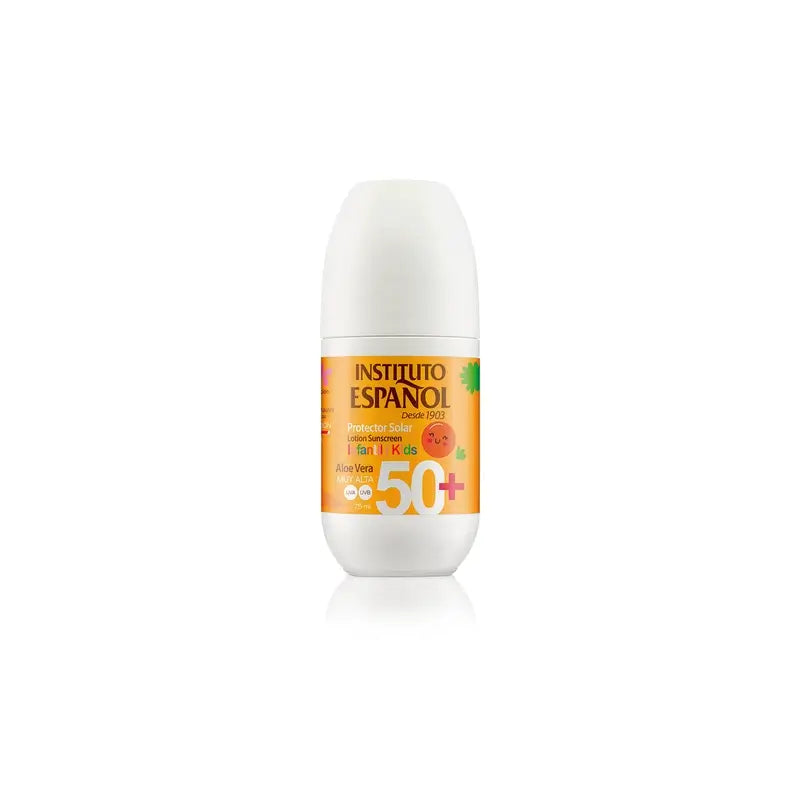 Instituto Español Roll On Children's Sunscreen Roll On Spf50, 75 ml