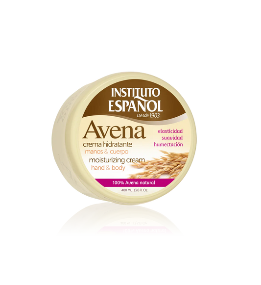 Instituto Español Haferflocken-Körpercreme im Glas - 400 Ml.