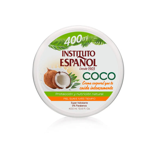 Instituto Español Kokosnuss Körpercreme Tiegel - 400 Ml