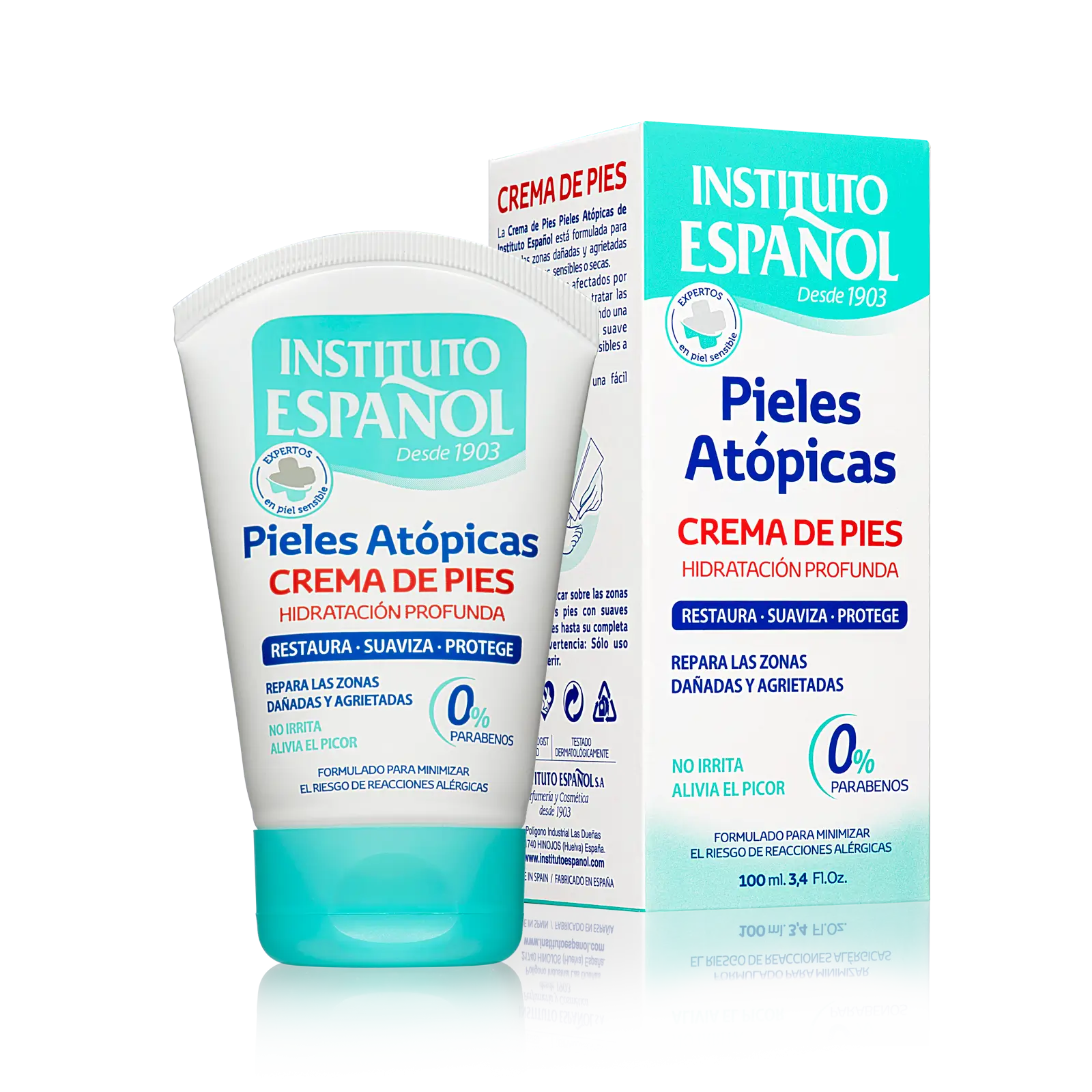 Instituto Español Atopische Haut Fußcreme Tube - 100 Ml