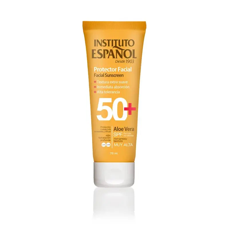 Instituto Español Aloe Vera Gesichtsschutz Tube Spf50+ 75 Ml