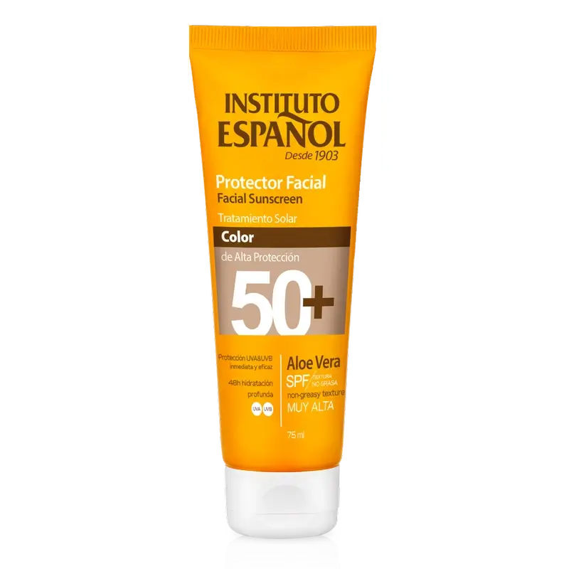 Instituto Español Gesichtssonne Tube Farbe Spf50, 75 ml