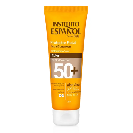 Instituto Español Gesichtssonne Tube Farbe Spf50, 75 ml