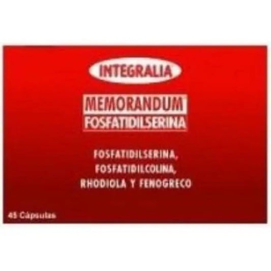 Integralia Memorandum Phosphatidylserine 45Caps