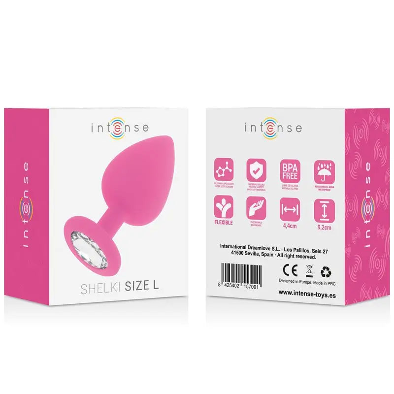Intense Anal Toys Shelki L Anal Plug Fuchsia