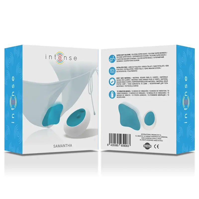 Intense Couples Toys Samantha Pantie Fernbedienung Blau