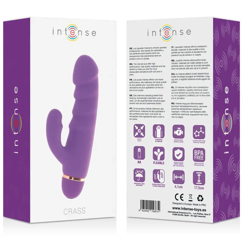 Intense Fun Crass 20 Geschwindigkeiten Silikon Lila